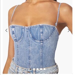 Shopweworewhat corset top BNWT!!